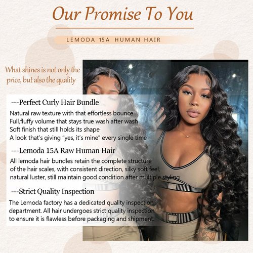 Lemoda Burmese Deep Wave Bundles Human Hair 14 14 14 Inch 100% Unprocessed Raw Human Hair Loose Deep Wave 3 Bundles Extensions 15A Raw Burmese Curly Bundles Natural Color