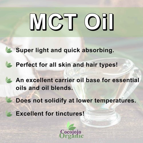 Dr Joe Lab MCT Oil - Pure, Fractionated Coconut Oil, Non GMO, Medium Chain Triglycerides, Vegan, Bulk Carrier Oil - 32 oz - for Skin, Hair, Nails, Body, Facial Hair
