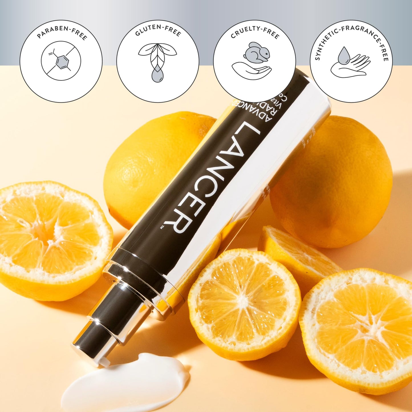 Lancer Skincare Advanced C Radiance Treatment, Vitamin C–Cream Face Care, Gentle Moisturizer and Anti Aging Cream 1.7 oz