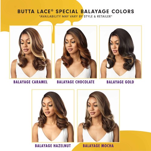 Sensationnel Butta Lace Wigs - Unit 35 Extra Wide 5 Inch Deep Parting Synthetic Preplucked Hairline Glueless Lacefront (1 JETBLACK)