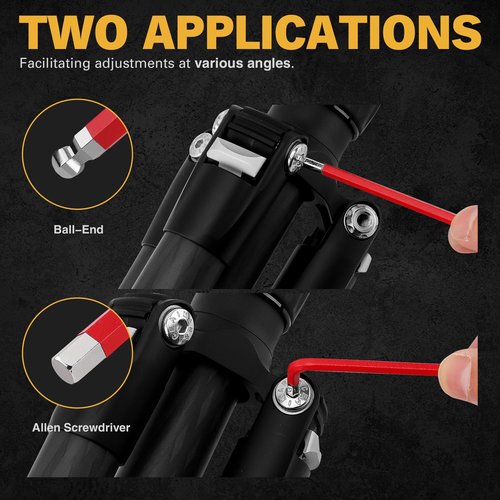 ELEAD Jumbo Hex Key Allen Wrench Set | 13-Piece SAE 5/64"-3/4" | Long Ball End Durable S2 | Automotive | Mechanic | Furniture | Professional Grade Tools