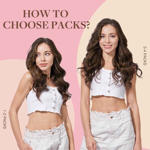 GOO GOO Tape in Hair Extensions Human Hair, 2/30/2 Balayage Expensive Brunette, 24inch 50g 20pcs, Skin Weft Seamless Invisible, Silky Straight with Thick Ends, Remy Human Hair