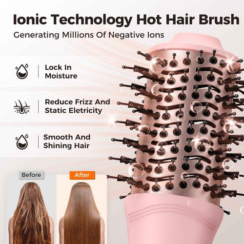 Slopehill Mini Hair Dryer Brush Pink