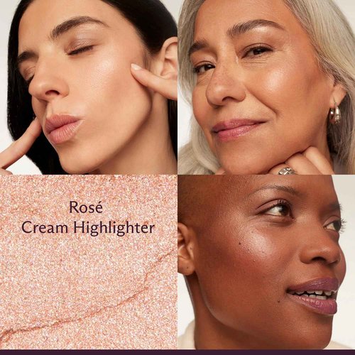 Subtl Staks 5-in-1 Travel Makeup kit by subtl beauty - eyeshadow duo, powder blush, cream highlighter, lip and cheek, lip balm - free travel mirror and brush - stackable makeup for travel