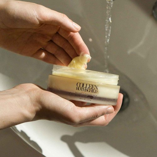 COLLEEN ROTHSCHILD Jumbo Radiant Cleansing Balm | Deeply Cleanses, Soothes, Removes Makeup & Impurities | Restores Luminosity | Calms & Decongests | Combats Dehydration (6.8 fl oz)