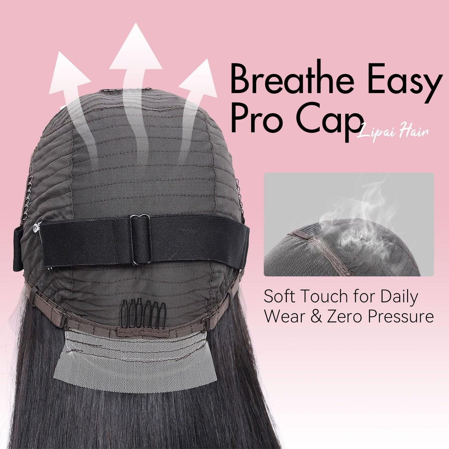 13x4 HD Lace Front Wigs Human Hair Straight Wigs for Black Women - 220% Density, Pre-Plucked Natural Hairline & Glueless Design for Effortless Style, 22 Inch