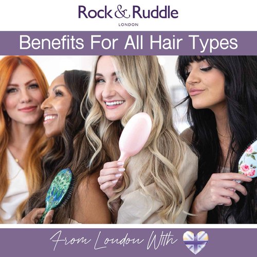 Rock & Ruddle Hair Brush S Acorn & Butterfly