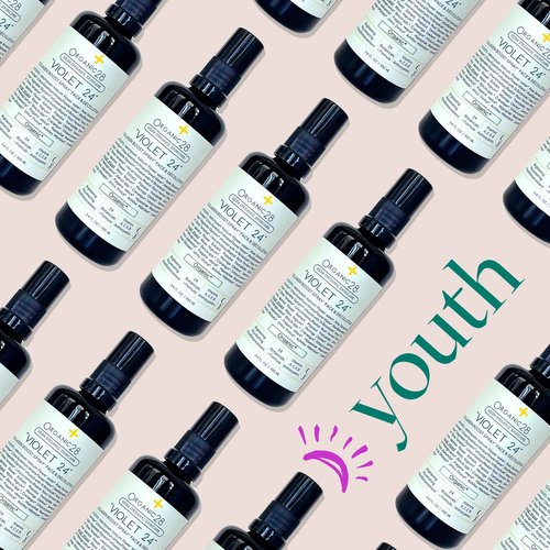 Organic28. 100% Organic Toner for Face, 24 Botanicals Formula. Helichrysum Face Mist. Natural Hydrating Toner. Vegan. Aloe Vera Face Spray. Aromatherapy. Hydrating Face Mist, 3.4 Fl. Oz.