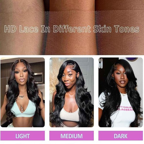 IWISH 5x5 Closure Wigs Human Hair Body Wave Wigs for Women 180 Density HD Lace Braizilian Virgin Hair Pre Plucked Bleached Knots 20 Inch