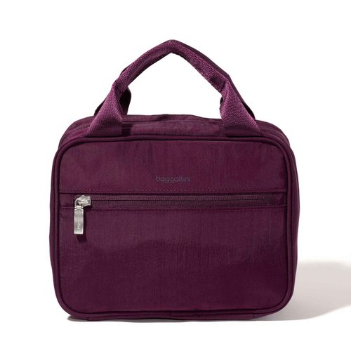 Baggallini Hanging Travel Toiletry Kit - Lightweight 6x10 Inch Makeup Bag