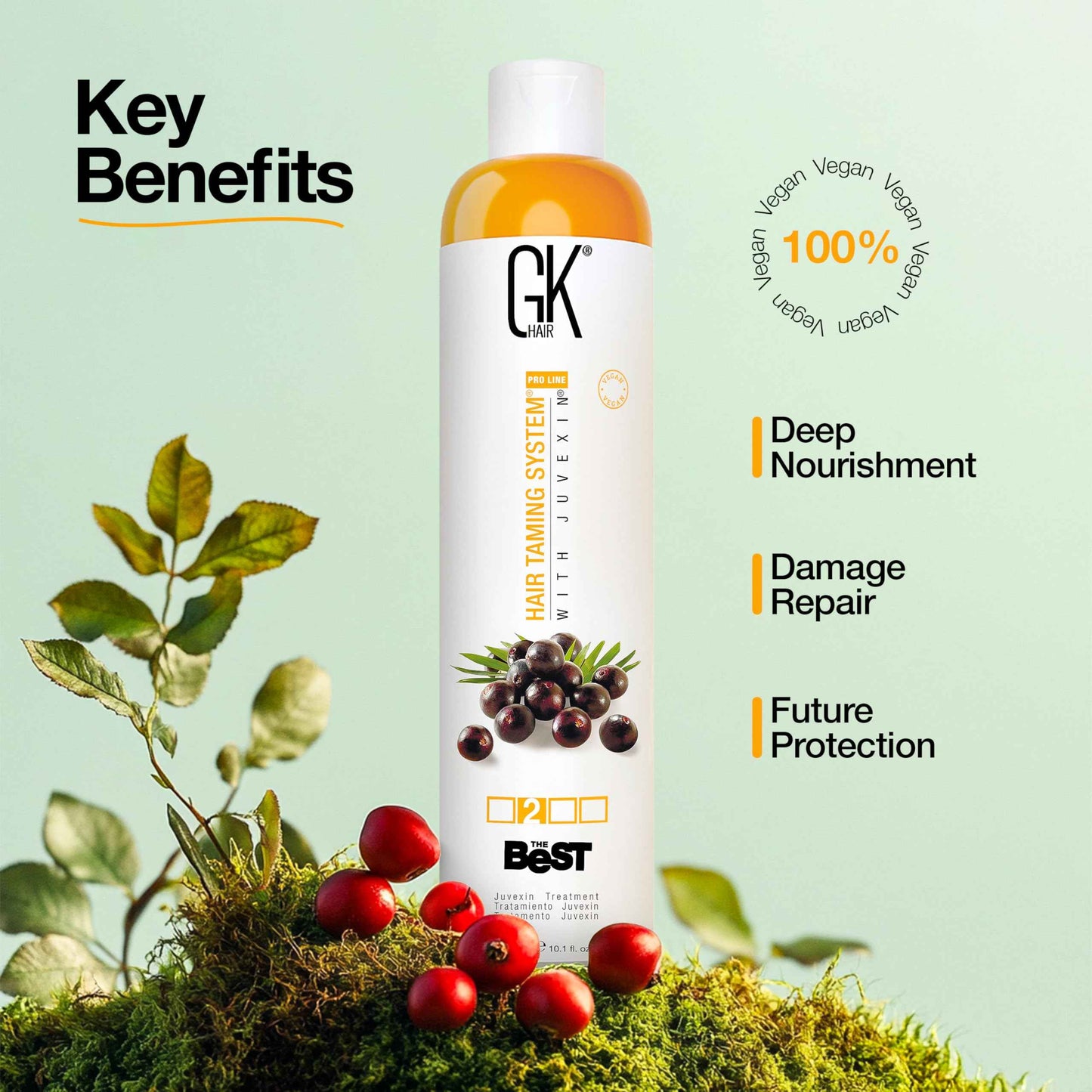 GK HAIR Global Keratin The Best Keratin Treatments 300ml (ACAI 300ml)