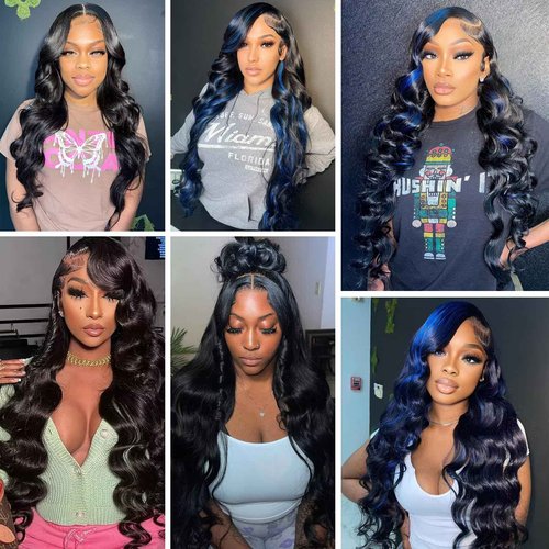 feiyunpanda Body Wave Human Hair 3 Bundles (26 28 30) 100% Unprocessed Brazilian Virgin Human Hair Weave Body Weave Bundles Human Hair Extensions 10A Wet and Wavy Bundles Natural Color