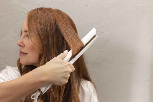 Kristin Ess Hair 3-in-One Titanium Flat Iron Hair Straightener, Curler and Waver & Style Assist Blow Dry Mist Heat Protectant Spray for Hair