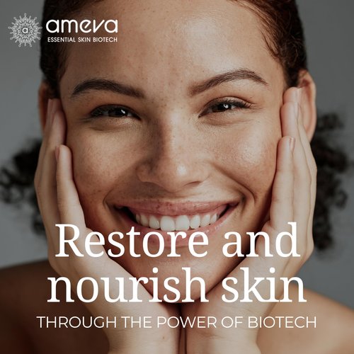 AMEVA Mevalonic Acid Skin Activating Moisturizer: 100% Plant-Based, Vegan, Anti-Aging Formula, For Sensitive Skin, Boosts Collagen, Hyaluronic Acid and Retinol, Reduces Redness, Jojoba Oil, Ceramides