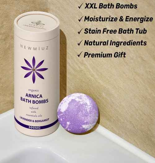Fizzing Bubble Bath Bombs Pack of 3 Perfect for Gifting for Birthday Christmas or Stocking Stuffers