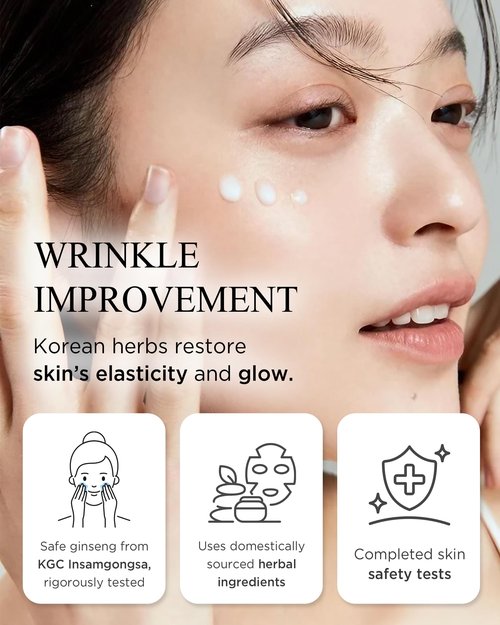 DANAHAN Bon Yeon Jin Korean Red Ginseng Eye Cream Duo Set - Anti-Aging Treatment for Dark Circles Fine Lines with Ceramide and Shea Butter, Intensive Skincare, 1.01 oz.