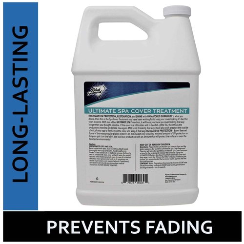 Black Diamond Stoneworks Ultimate Spa Hot Tub UV/Restore Cover Treatment, Protectant, Conditioner for Vinyl and Plastic. 160 Fl Oz (Combo)