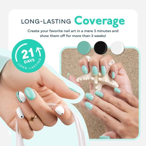 SUNUV 48W UV Dryer SUN4 for Gel Nail Polish, Hema-Free Kit With 16 Colors