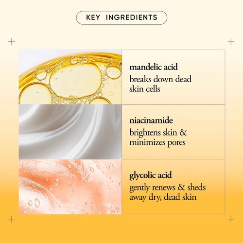 philosophy microdelivery triple-acid brightening peel pads with mandelic, glycolic & malic acid for discoloration, dark spots & uneven skin tone - 12 ct