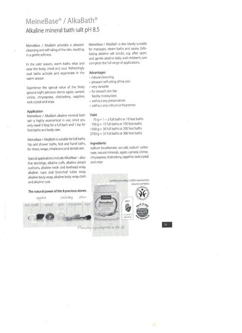 Dr. Jentschura ALKABATH – Soothing Alkaline Bath Salts - 2750 Grams - Enjoy as a Foot Bath or Relax in a Full Bath