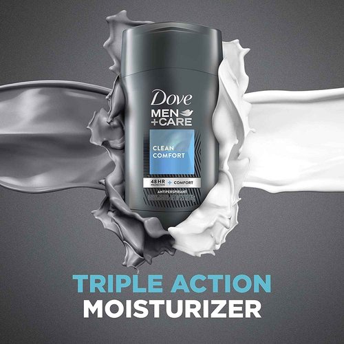 Dove Men+Care Antiperspirant Deodorant Stick Clean Comfort 2.7 oz (Pack of 12)