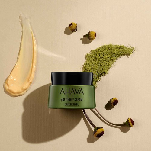 AHAVA pRetinol Cream - Soft, Nourishing, 24/7 Multitasking Cream to Reduce Wrinkles, Smooth Skin & Hydrate, Enriched with Exclusive Safe, Tailor-Made Natural Precursor Retinol & Osmoter, 1.7 Fl.Oz