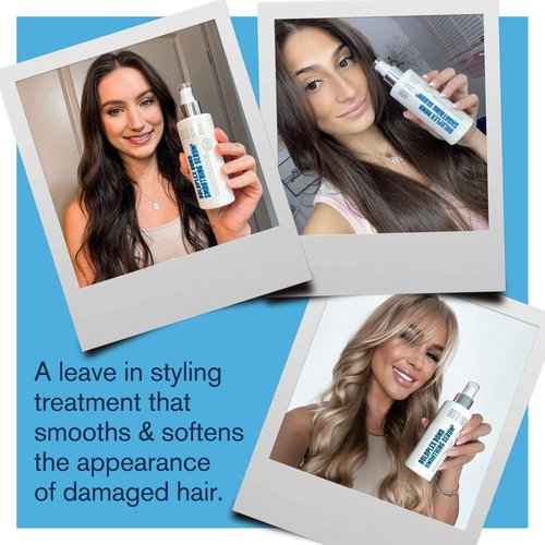 BOLD UNIQ Purple Hair Mask For Blonde, Platinum, Bleached, Silver, Gray, Ash & Brassy Hair & BoldPlex 3 Bond Restore Treatment and BoldPlex 6 Hair Serum Bundle - Cruelty Free and Vegan