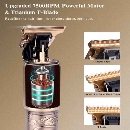 Ufree All in One Beard Trimmer for Men with Electric Foil Shavers Hair Trimmer, Barber Clippers Electric Razor, Professional Men Grooming Kit, Birthday Gifts for Him Men
