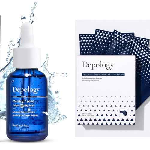 Depology MATRIXYL® 3000 Serum, Deepcare+ Serum-Infused Micro Dart Patche
