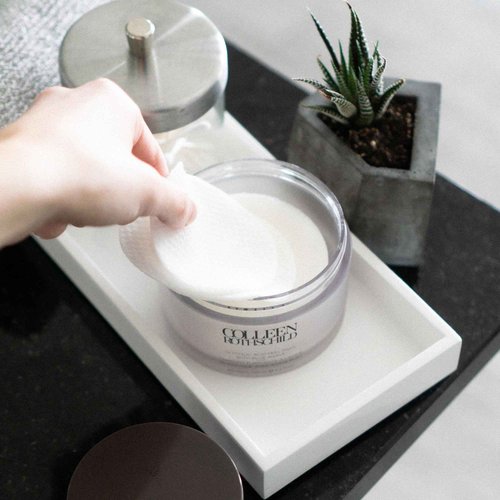 COLLEEN ROTHSCHILD Glycolic Acid Peel Pads with Blue Agave | Gentle Spa-Strength Treatment | Resurface, Brighten, Smooth & Exfoliate Skin | 60 Pads (4.2 fl oz)