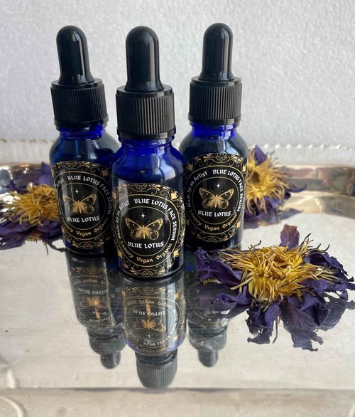 Blue Lotus Youth Preserve Face Serum with Hyaluronic Acid - 1.0oz