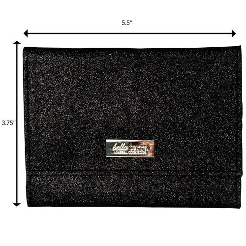 BellaTerra Cosmetics Nightlife Brush Set – 10-Piece Travel Compact Makeup Brush Kit – Vegan & Cruelty-Free with Soft Synthetic Bristles – For Foundation, Blush, Contour, Powder, and Eyeshadow