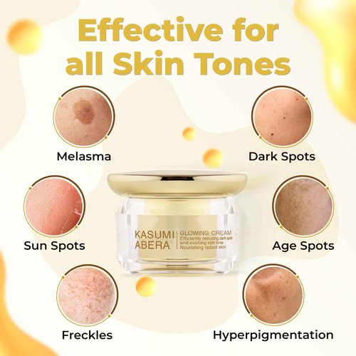 ABERA Kasumi Face Cream, Hydrating Treatment for Face, Smooth Enhancer, Extensive Moisturizer (0.7 Oz Per Item) (2 Box)