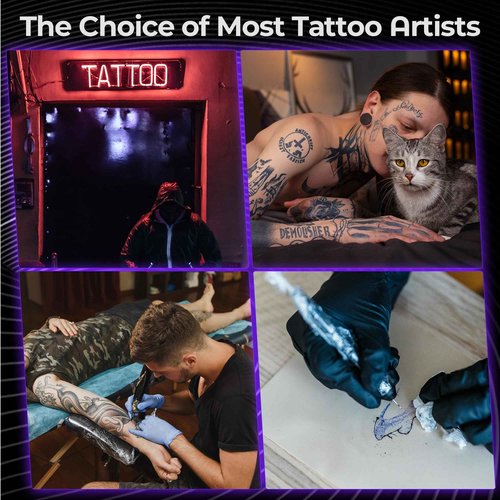 PhoFuta M08F Tattoo Stencil Printer With 10pcs Stencil Paper, Wireless Machine for Artists & Beginners, Compatible With Phone, iPad & PC