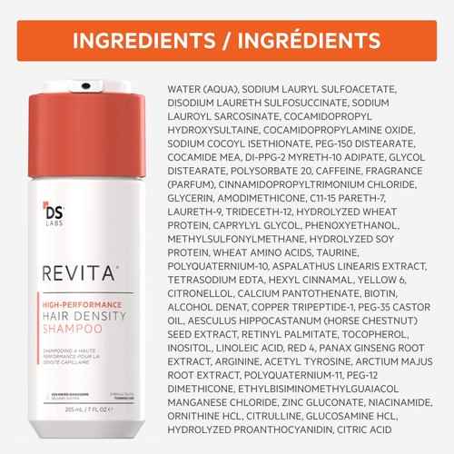 DS Labs Revita Shampoo & Revita Tablets Kit, 205mL & 30 Tablets – Scalp First Cleanse & Daily Supplement for Fuller Looking, Thicker Looking Hair, Sulfate & Silicone Free, For Men & Women