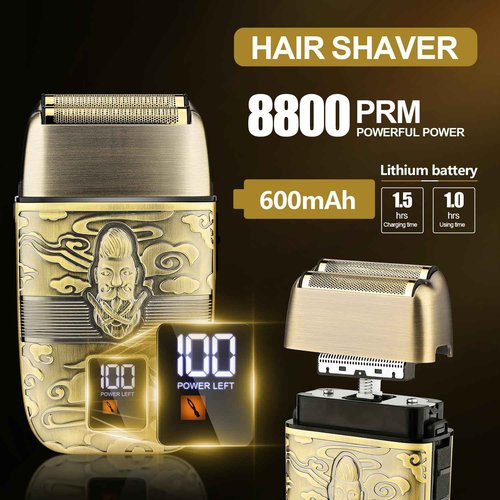 RESUXI Professional Hair Clippers for Men T-Blade Trimmer Electric Shavers Razor Set,Cordless Beard Trimmer for Men Barber Clippers for Hair Cutting Grooming Kit