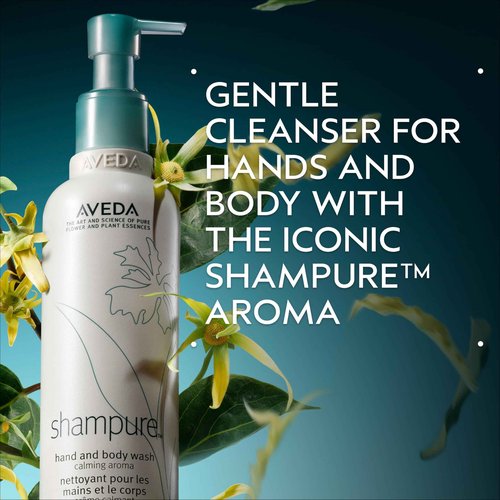 Aveda Shampure Hand & Body Wash | Liquid Hand Soap and Body Wash | with Calming Aroma of Lavender, Ylang Ylang, Petitgrain, 33.8 Fl Oz
