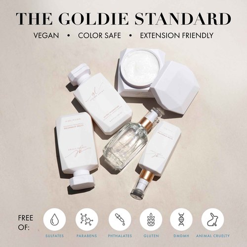 Goldie Locks Signature Hair Serum - Anti-Frizz and Humidity Control - Lightweight Shine Enhancer - Safe for Extensions and Color-Treated Hair - Protein-Free - 3.4 fl oz