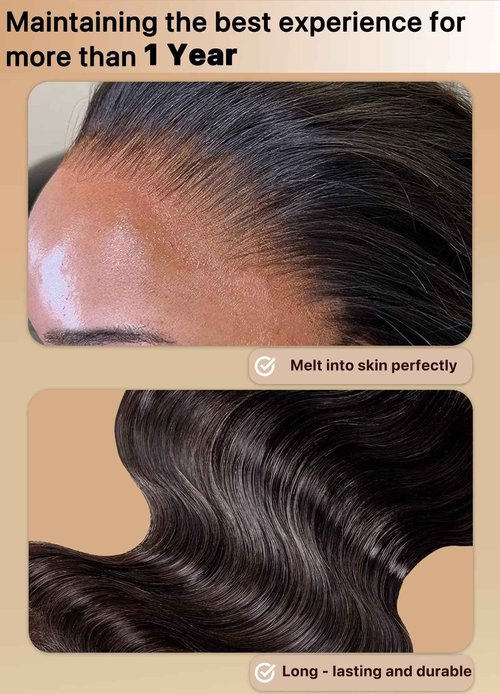 Triippy Raw Hair 5x5 HD Lace Closure Body Wave More Less Shedding than Regular Virgin Hair,0.10mm Ultra-Thin 5x5 Swiss Real HD Lace with 100% Raw Cambodian Human Hair(12 Inch)