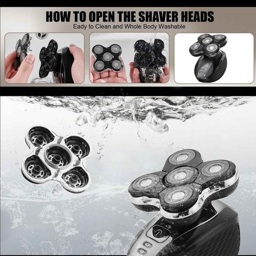 Shaver Replacement Head Compatible with Remington Electric Shaving Model SPR-XR7000,for Bald Men.(4packs)