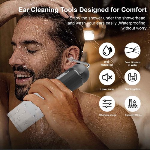 Ear Wax Removal, Ear Wax Removal Tool Camera, Safe and Effective Electric Ear Cleaner & Ear Cleaner with Camera (2 Pack)