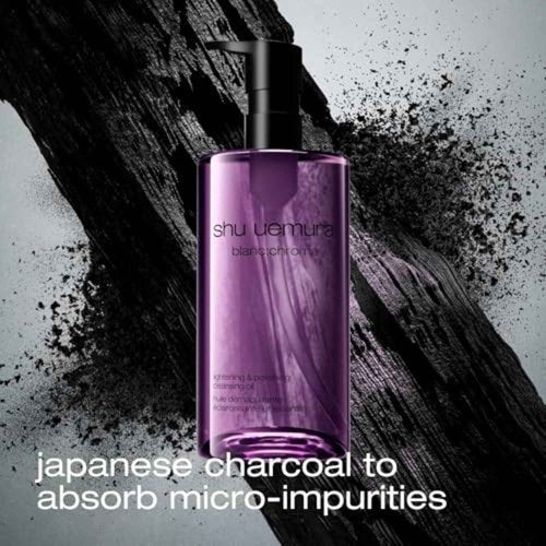 Shu Uemura Blanc Chroma Cleansing Oil, Brightening and Polishing Makeup Remover, Facial Cleanser for All Skin Types, 15.2 Fl. Oz.