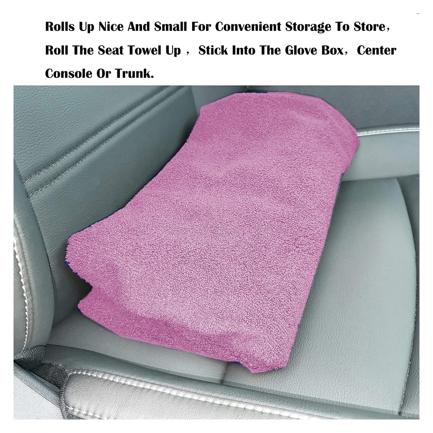 LoyaGour Car Seat Cover Protector Front Seats,for Gym Workout,Running,Swimming,Beach and Hiking,Waterproof Sweat Towel Bucket Seat Covers for Cars SUV Trucks (Pink, 1Pcs)