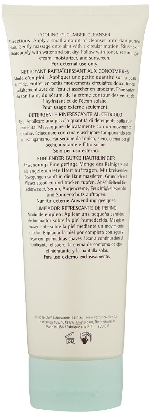 June Jacobs Cooling Cucumber Cleanser, 8 Fl Oz