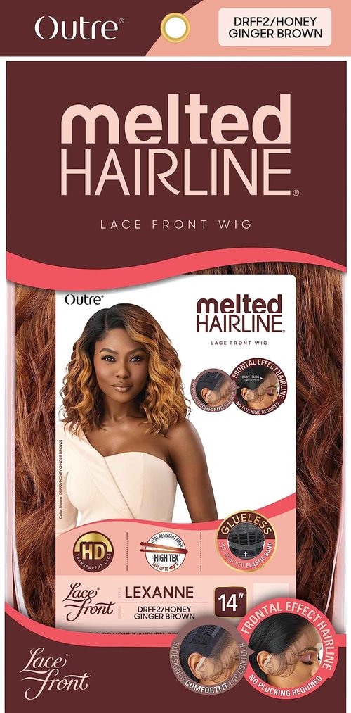 Outre Lace Front Wig - Melted Hairline - Lexanne (DR4/BLONDE LATTE MELT)