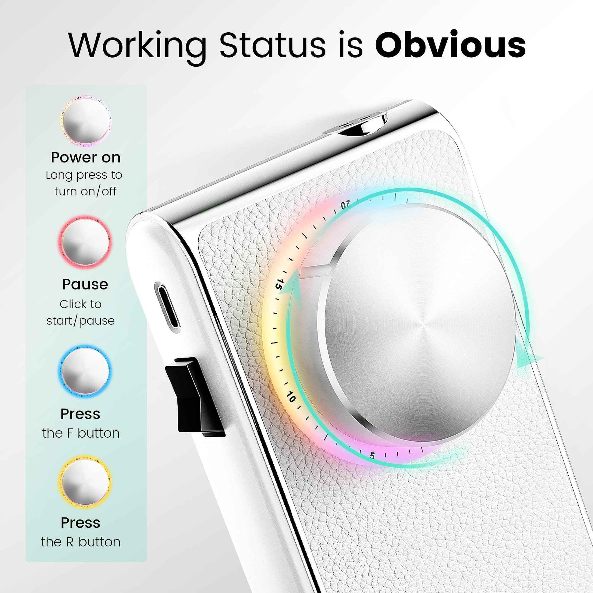 L'UGX Professional Nail Drill 30000RPM, Cordless Rechargeable Electric Nail File for Acrylic Nails Gel Polishing, Efile Nail Kit for Manicure Pedicure, Low Noise Low Vibration, 7Pcs Drill Bits, White