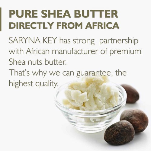 Saryna Key Body Oil for Dry Skin and Normal Skin - With Pure African Shea Butter, Olive Oil, Jojoba Oil - Oil for Women - Moisturizing Natural Shea Cream - Moisture Body Oil