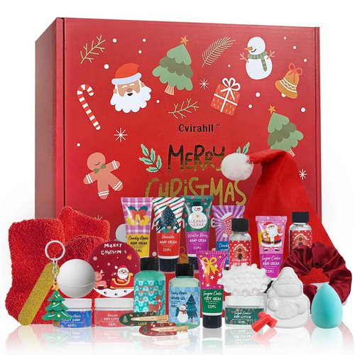 Cvirahll Advent Calendar 2025 for Adult Women, Luxury Spa Gift Set for Her Him, Christmas Gifts for Women & Men, 24 Day Countdown Calendar with Bath & Body Care, Limited Edition Holiday Gift