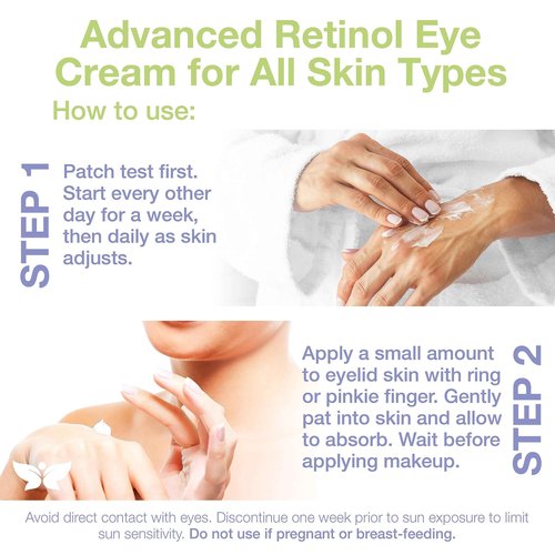 YOUN Beauty Retinol Eye Cream by Plastic Surgeon Dr. Anthony Youn | Paraben-Free Night Eye Cream with Liposomal Retinol & Hyaluronic Acid | Under Eye Cream for Hydration and Skin Firming, 1 Fl Oz