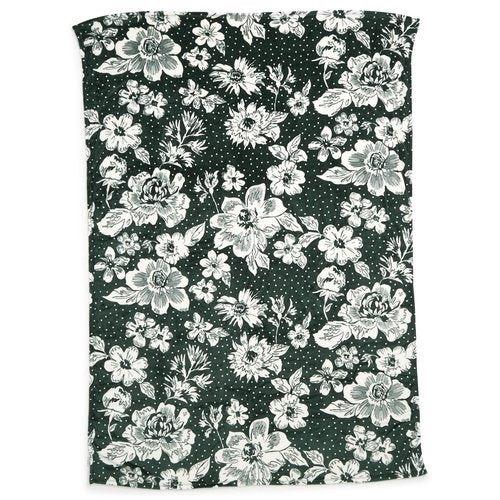 Collegiate Plush XL Throw Blanket (Multiple Teams Available), Dk Green/White Rain Garden